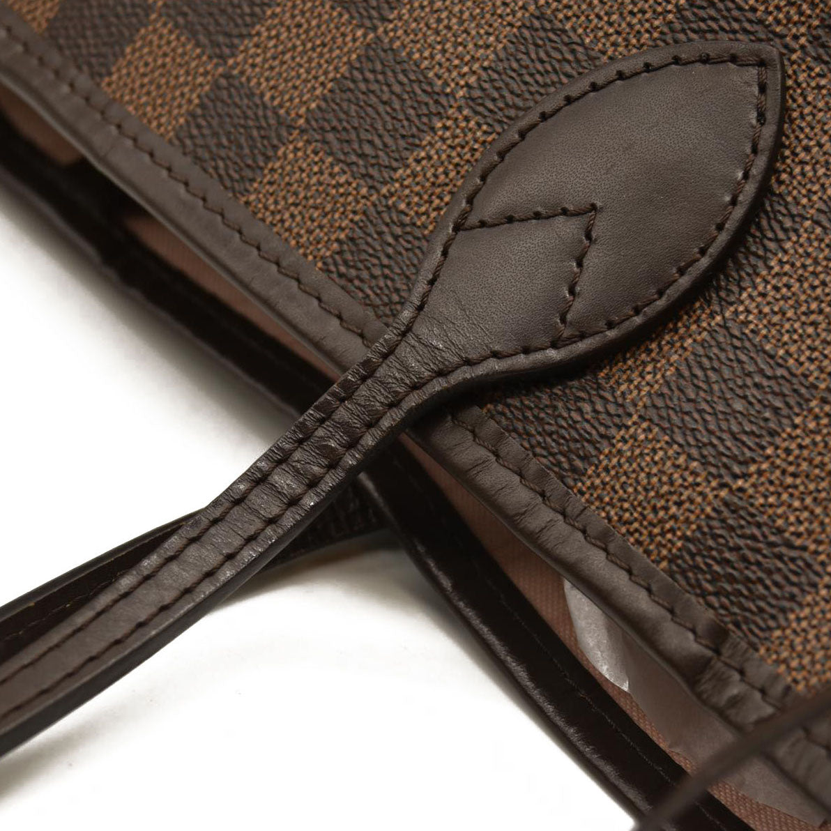 Louis Vuitton  Damier Ebene Neo Neverfull MM Rose Ballerine