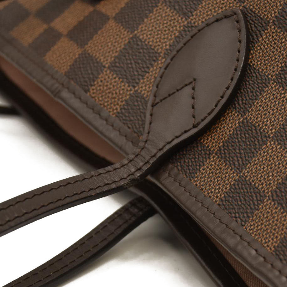 Louis Vuitton  Damier Ebene Neo Neverfull MM Rose Ballerine