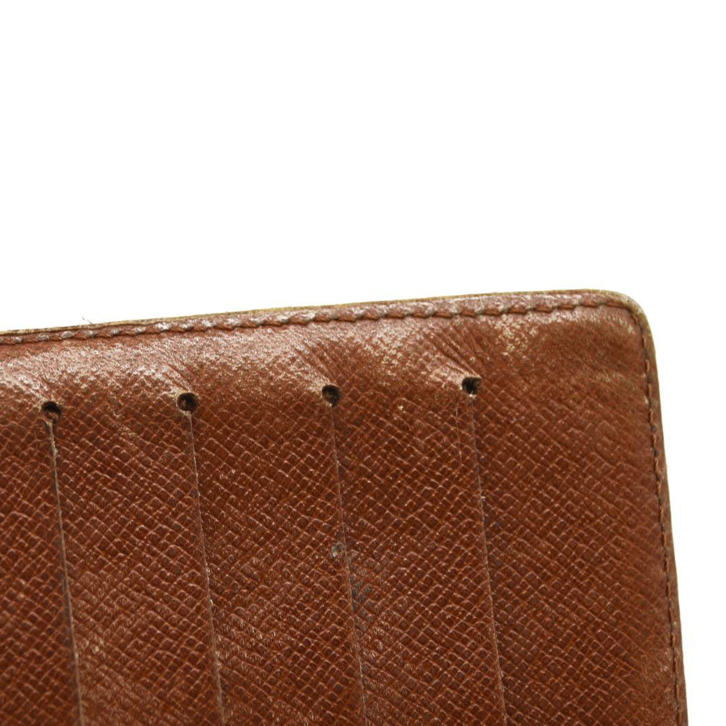 LOUIS VUITTON Monogram Porte-Cartes Credit Yen Checkbook Wallet