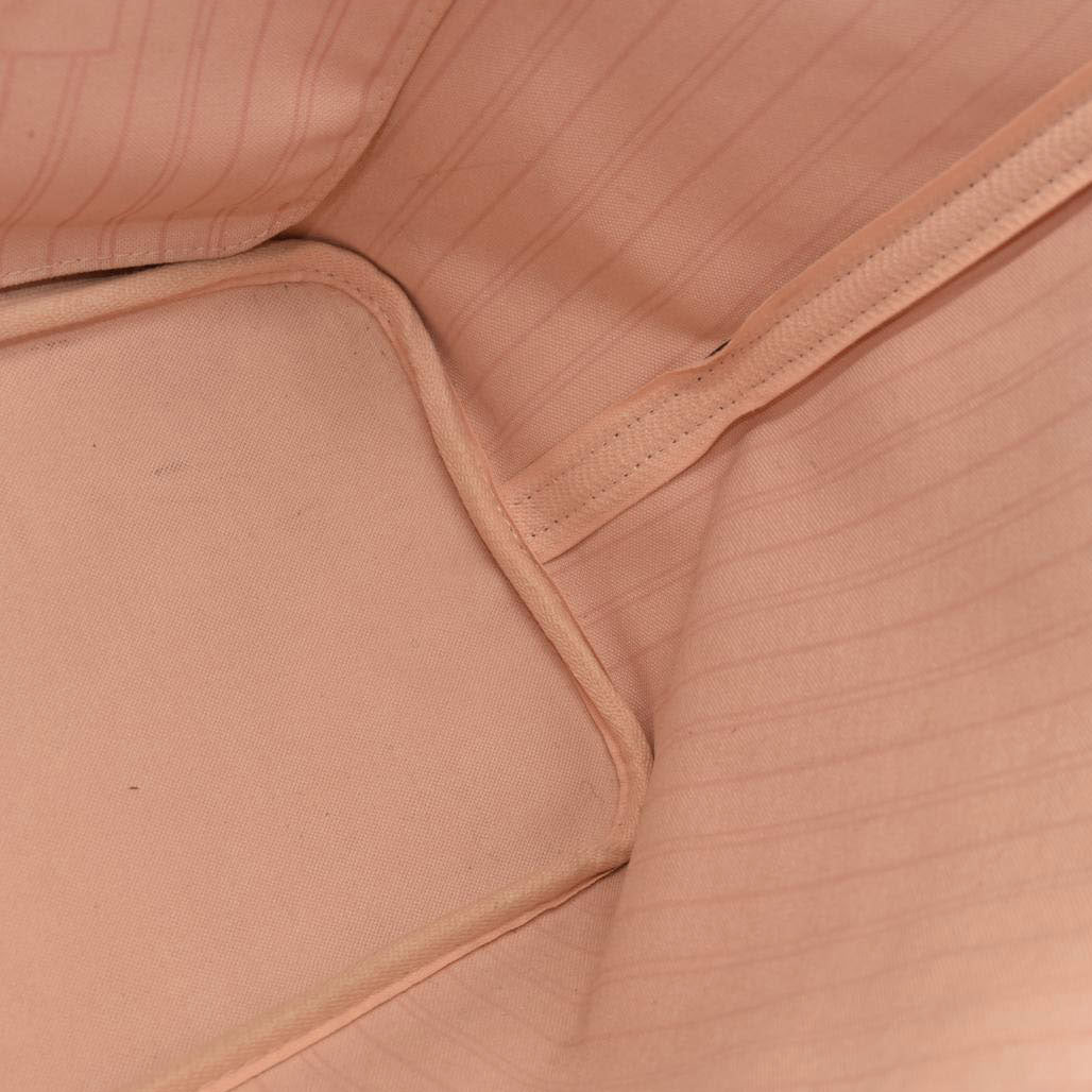 Louis Vuitton  Damier Ebene Neo Neverfull MM Rose Ballerine