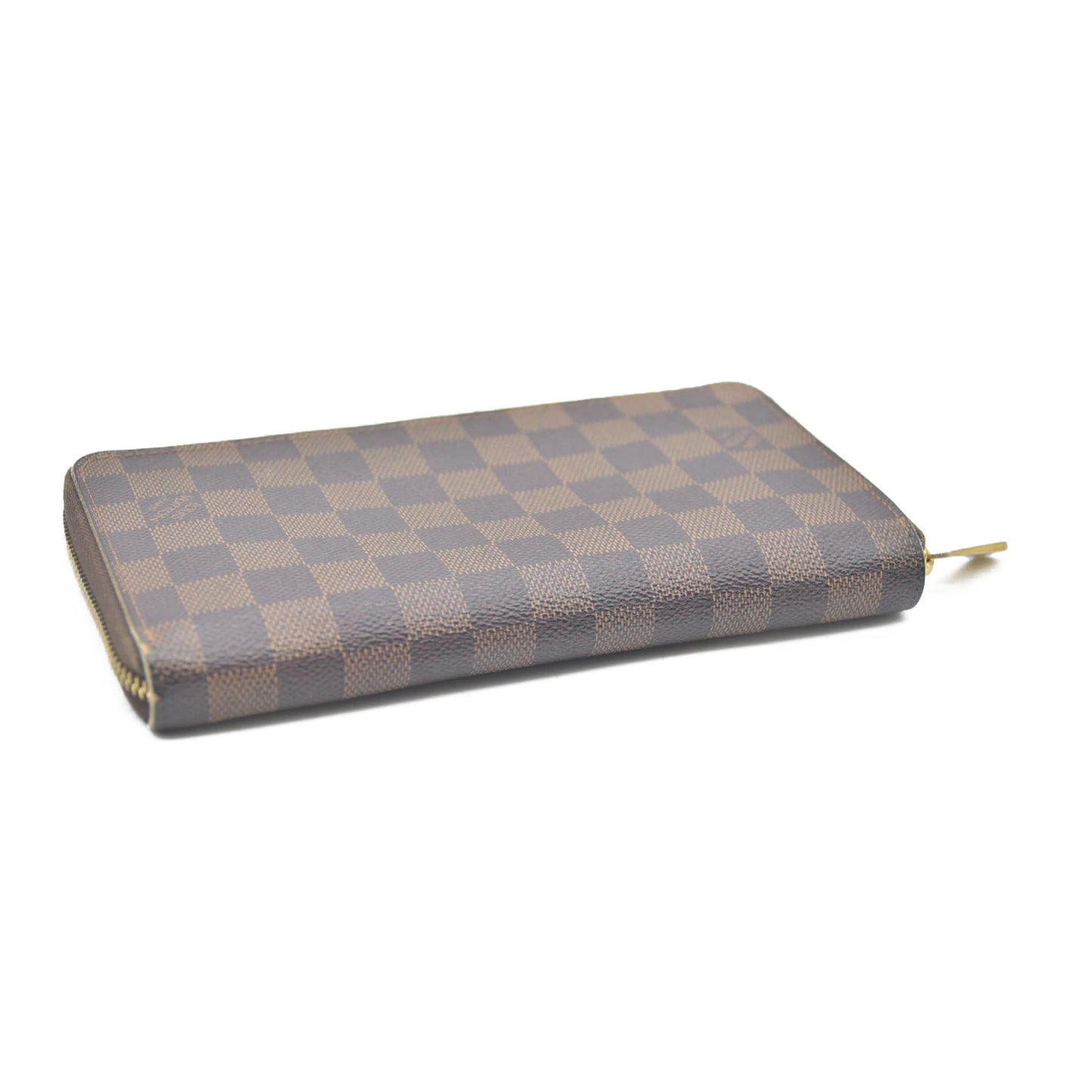 Louis Vuitton Damier Zippy Zip Around Organizer Long Wallet Brown CA0059