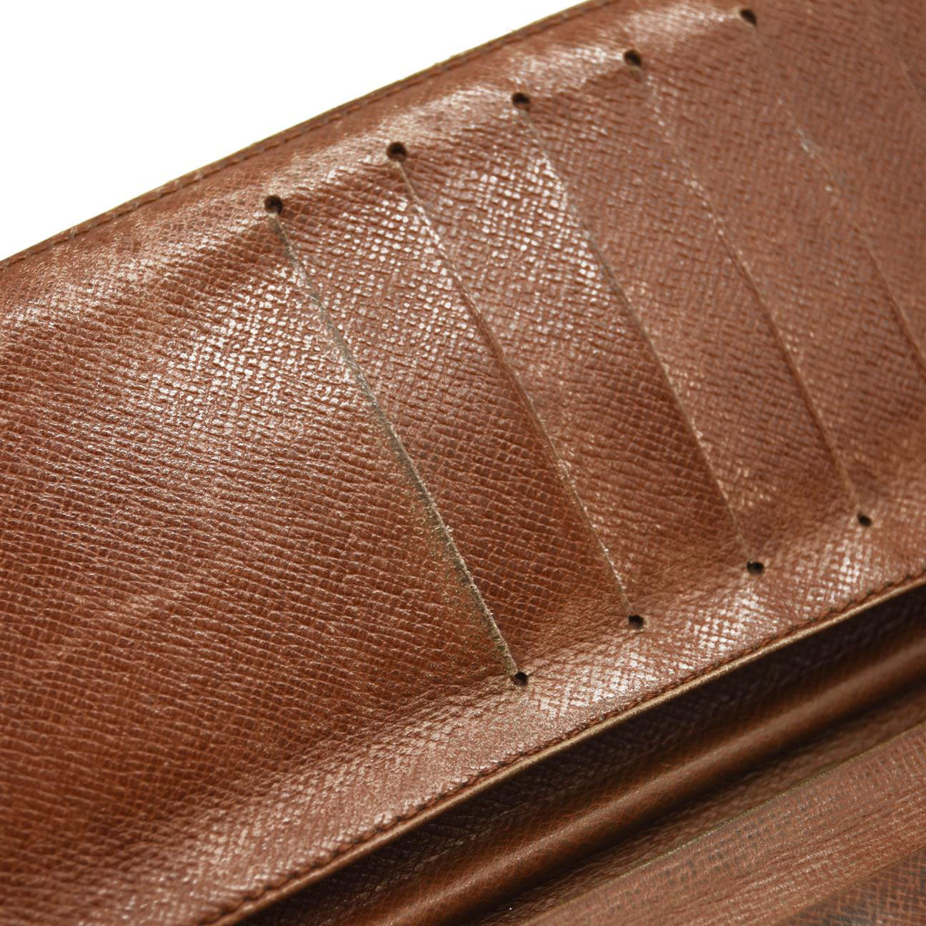 LOUIS VUITTON Monogram Porte-Cartes Credit Yen Checkbook Wallet