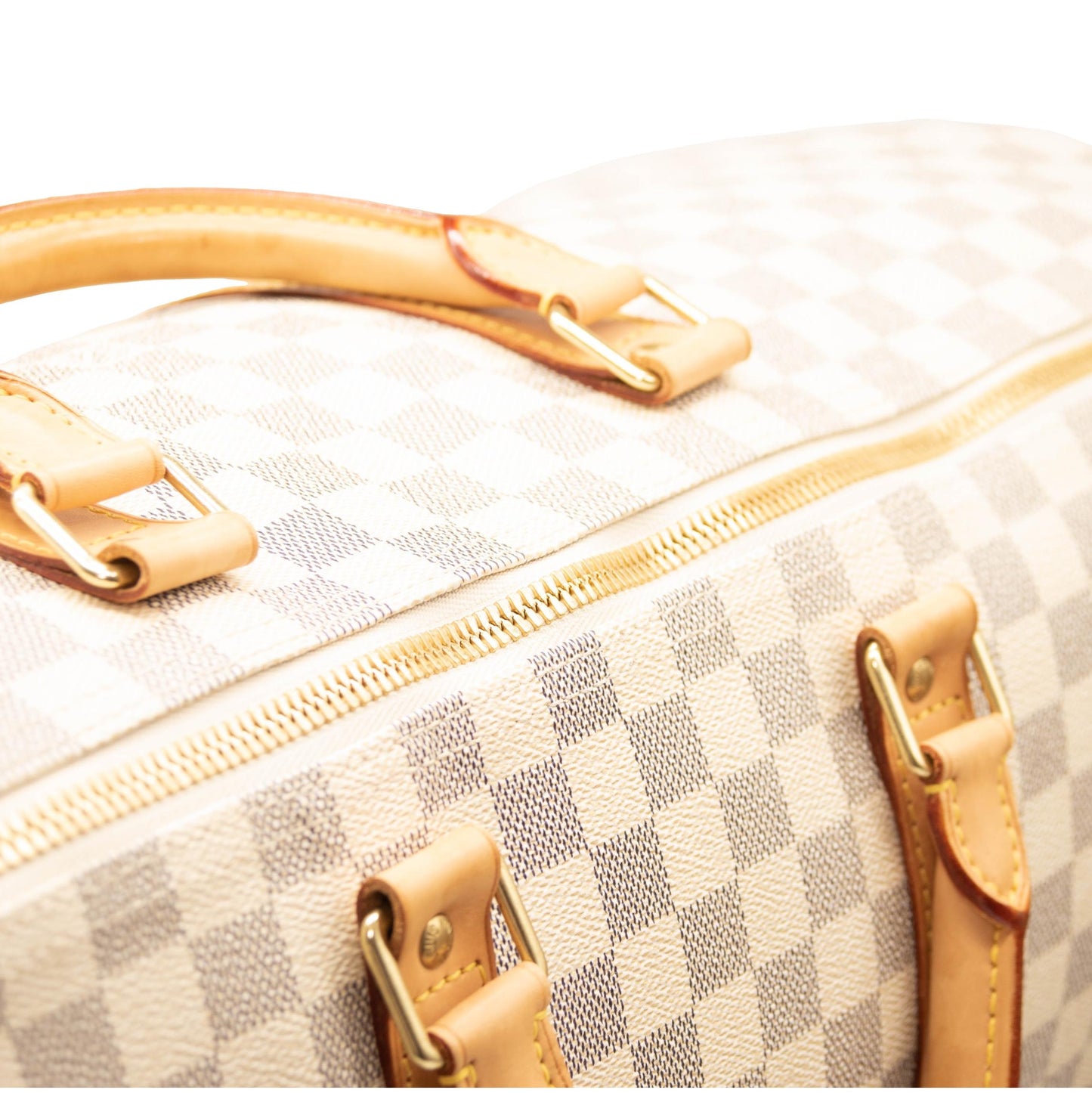 Louis Vuitton Keepall 50 Duffle White Damier Azur