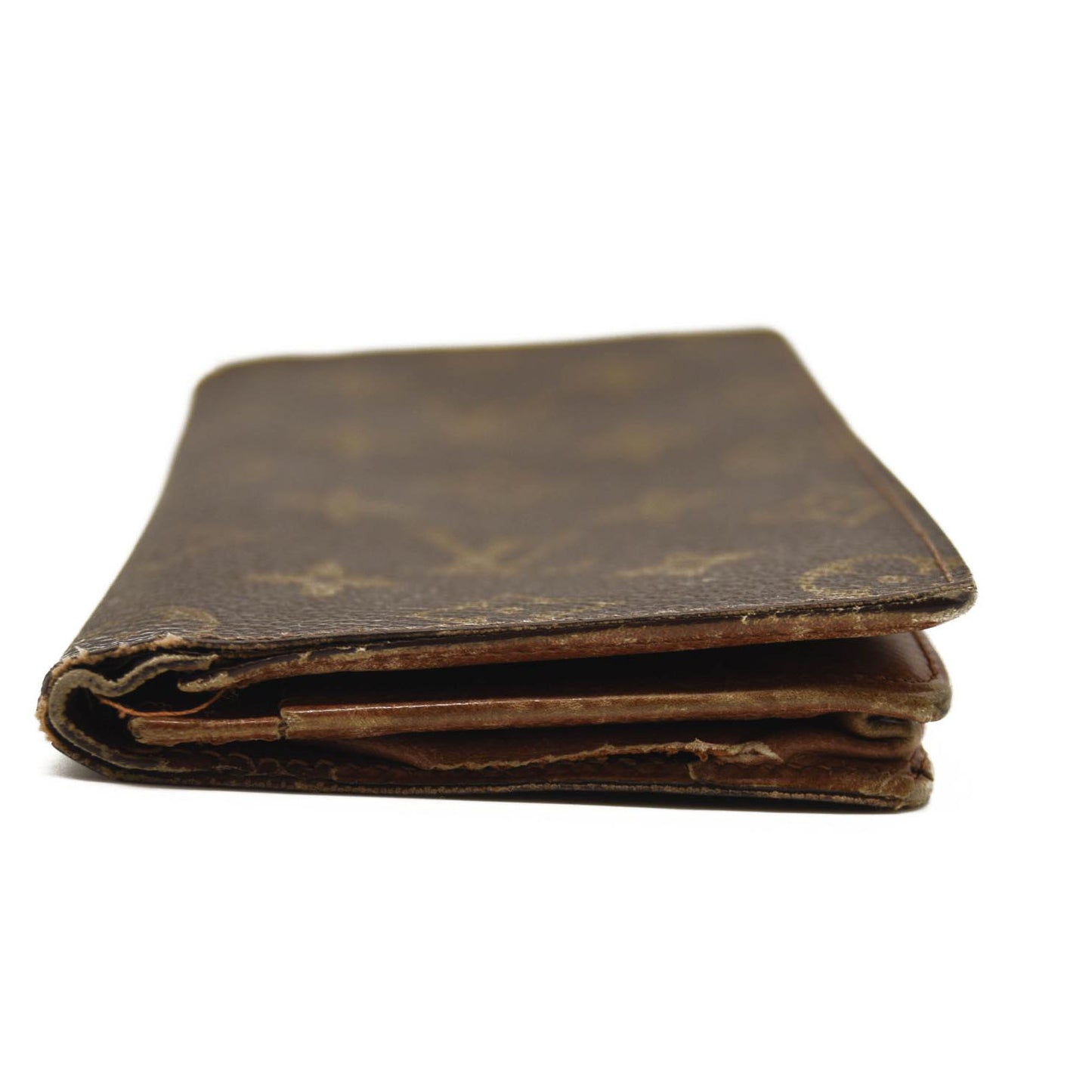 LOUIS VUITTON Monogram Porte-Cartes Credit Yen Checkbook Wallet