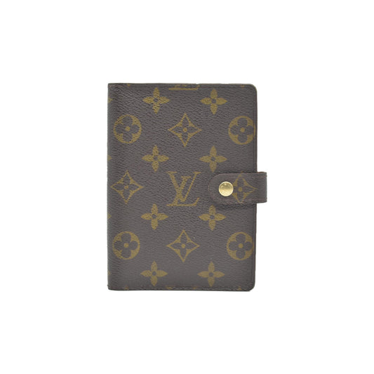 $505 LOUIS VUITTON Monogram  Agenda PM Day Planner Notebook Cover