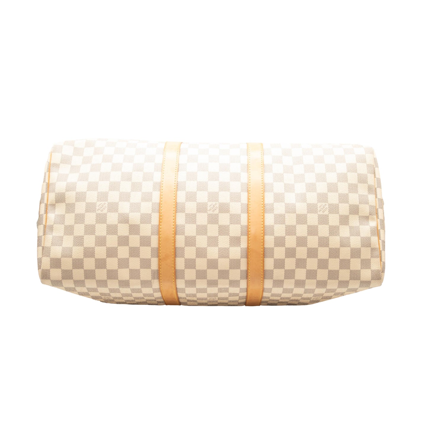 Louis Vuitton Keepall 50 Duffle White Damier Azur