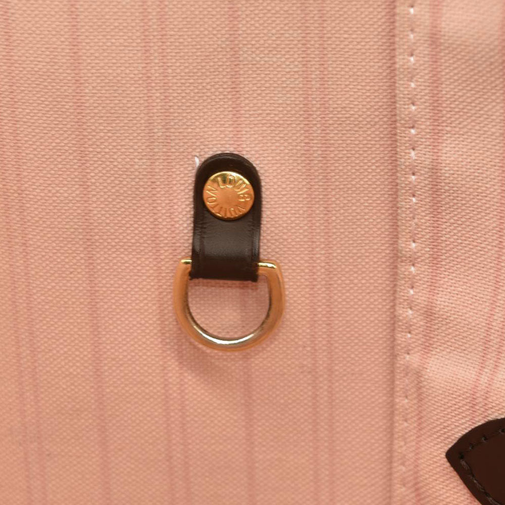 Louis Vuitton  Damier Ebene Neo Neverfull MM Rose Ballerine