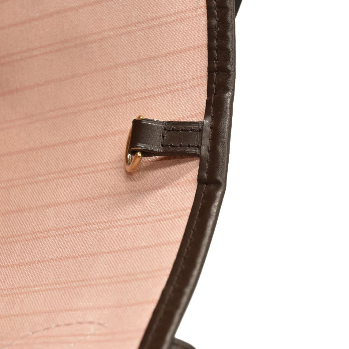 Louis Vuitton  Damier Ebene Neo Neverfull MM Rose Ballerine