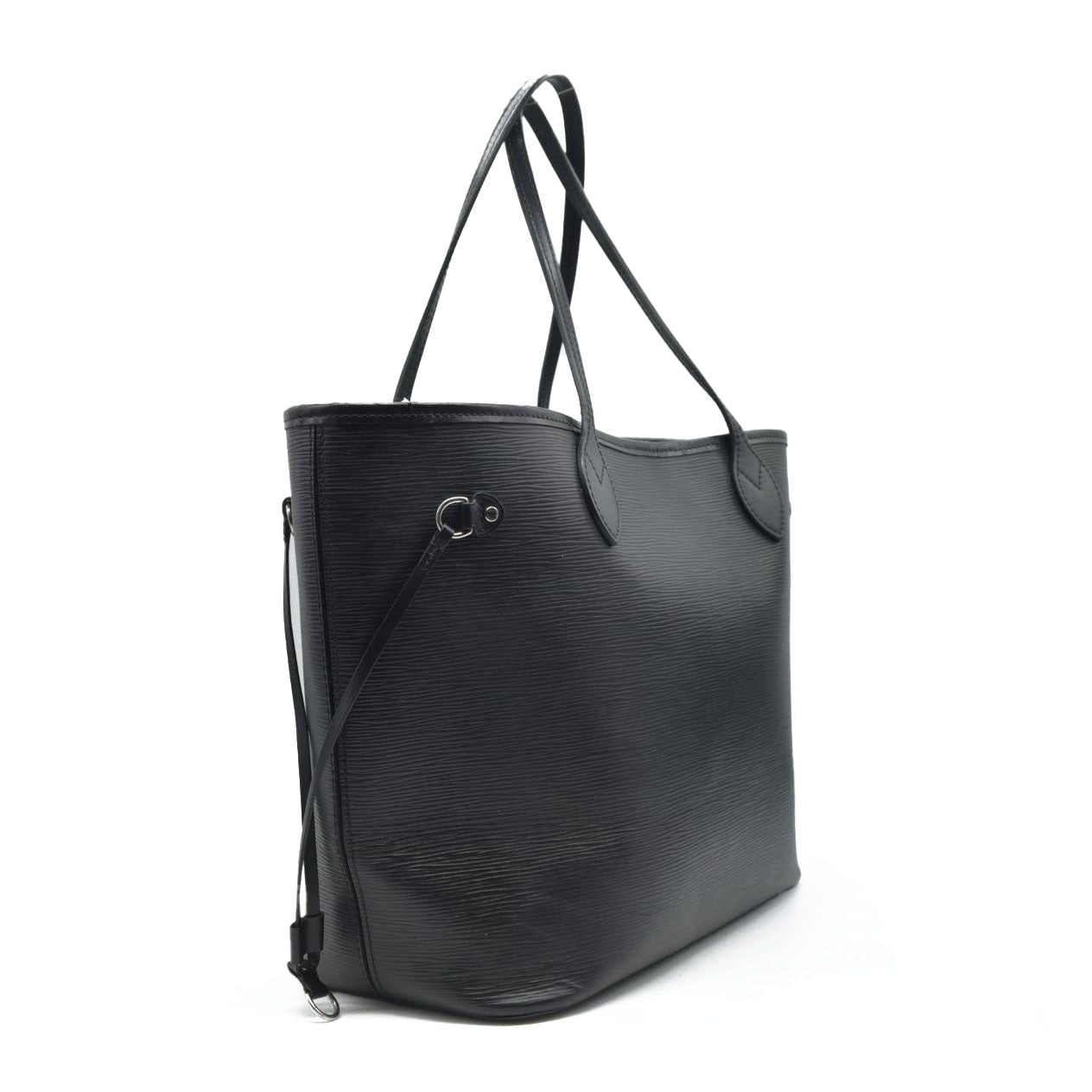 $2500 Louis Vuitton Epi Leather Neverfull MM Black UB2189