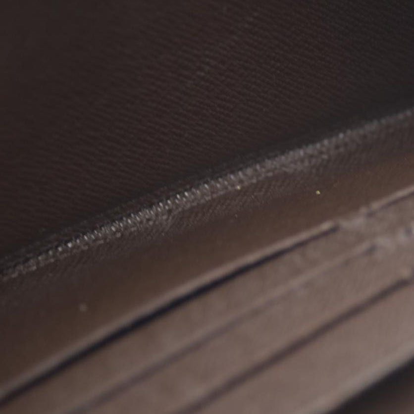 Louis Vuitton Damier Zippy Zip Around Organizer Long Wallet Brown CA0059