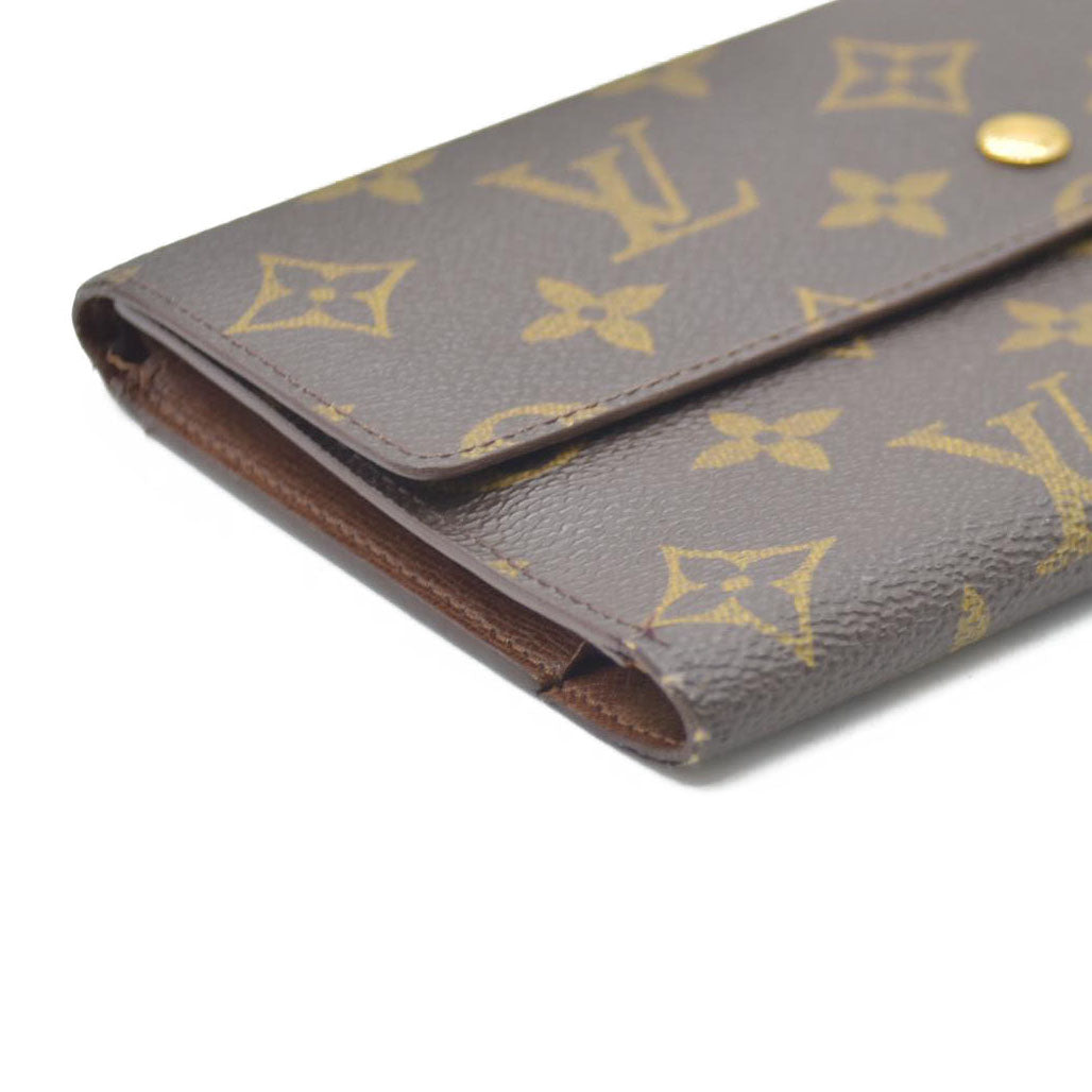 Louis Vuitton Monogram Porte Tresor International Trifold Long Wallet SD0957