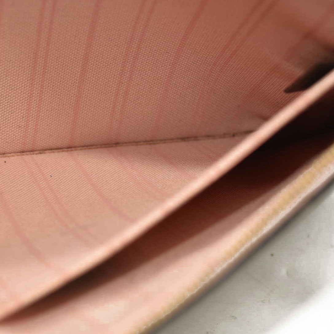 Louis Vuitton  Damier Ebene Neo Neverfull MM Rose Ballerine