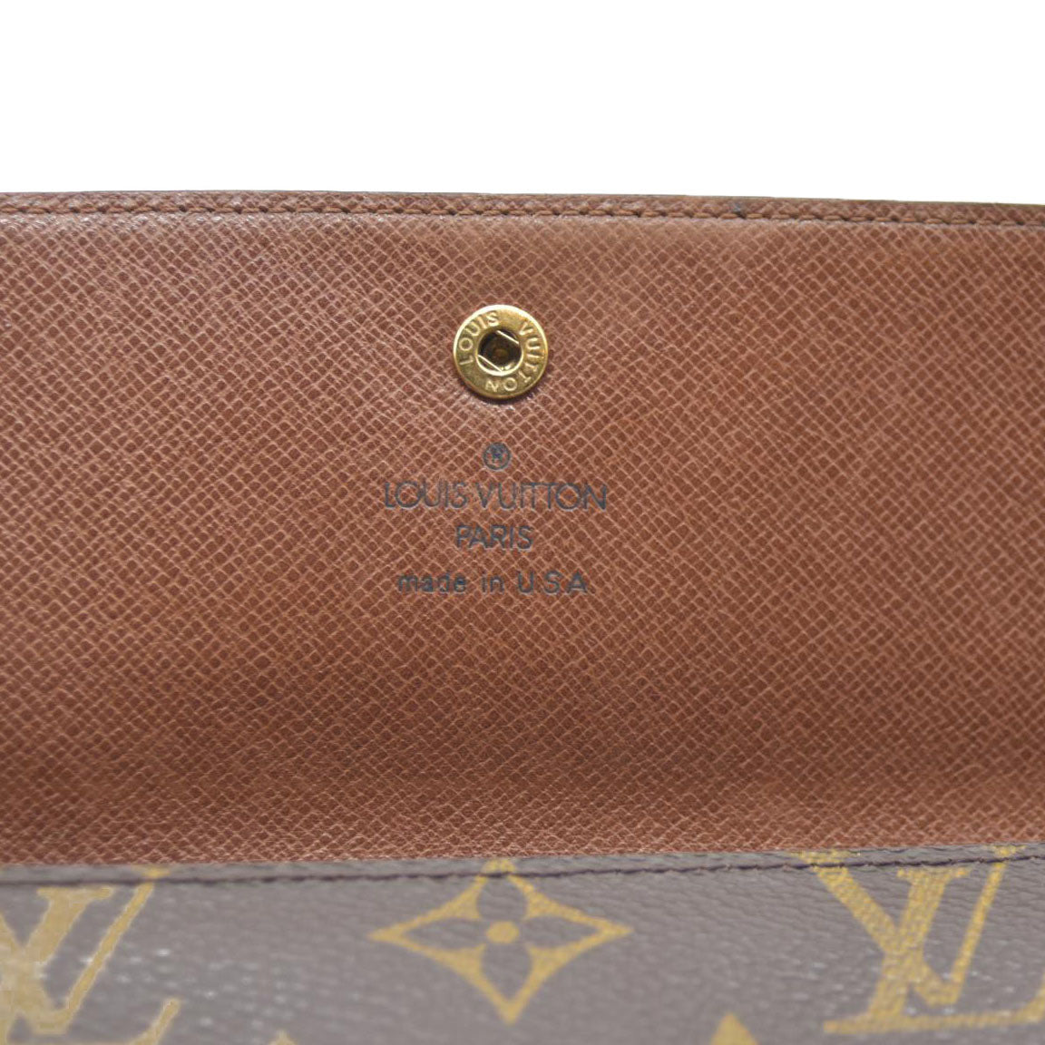 Louis Vuitton Monogram Porte Tresor International Trifold Long Wallet SD0957