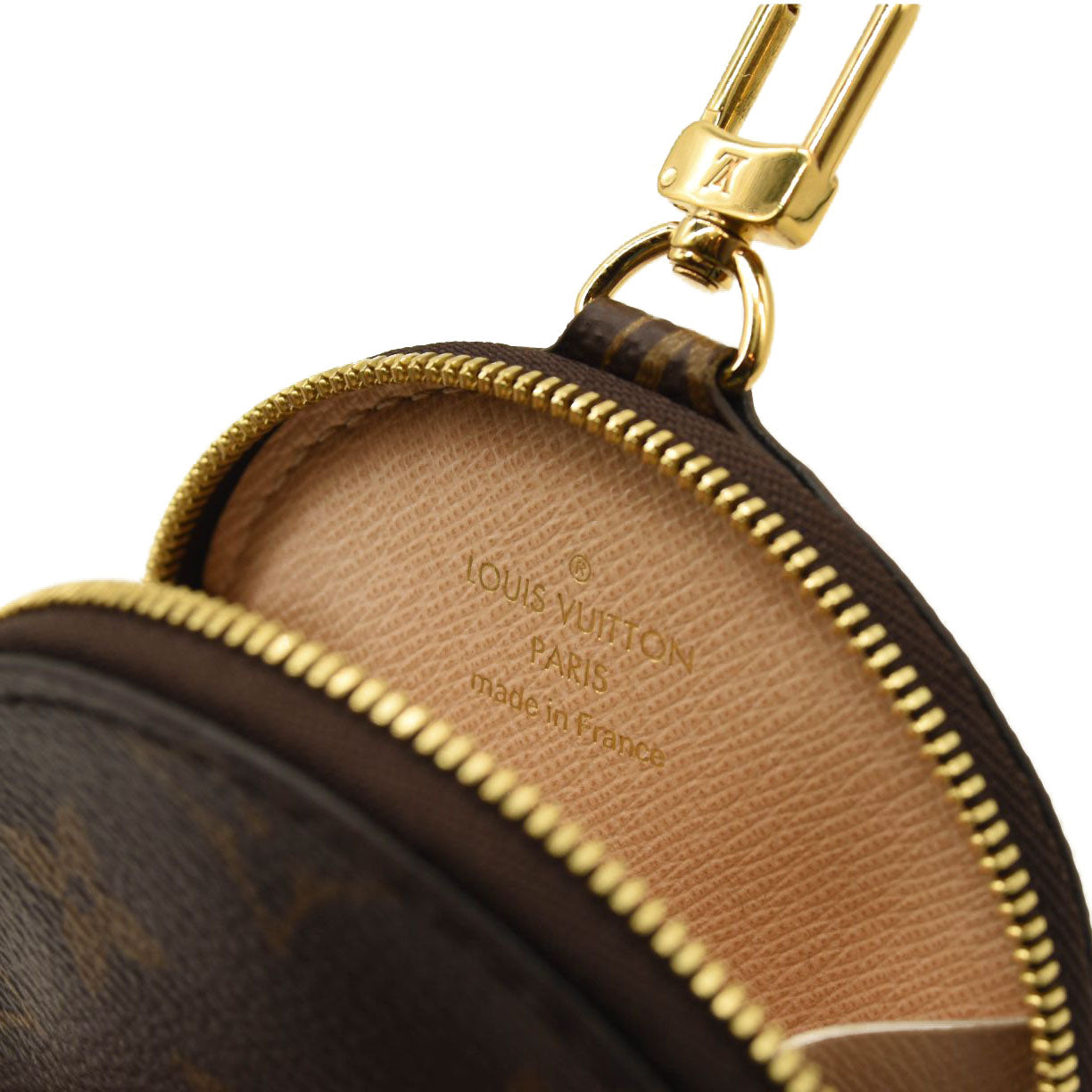 LOUIS VUITTON Monogram Round Coin Purse