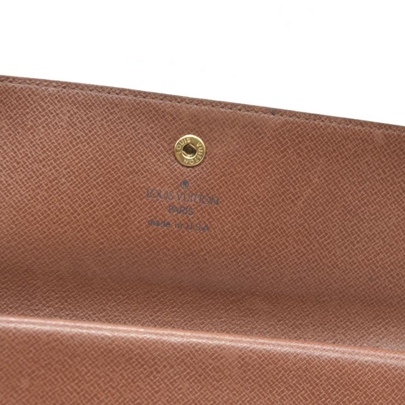 Louis Vuitton Monogram Porte Tresor International Trifold Long Wallet SD0957