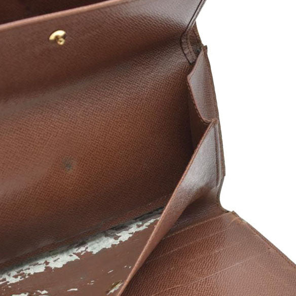 Louis Vuitton Monogram Porte Tresor International Trifold Long Wallet SD0957