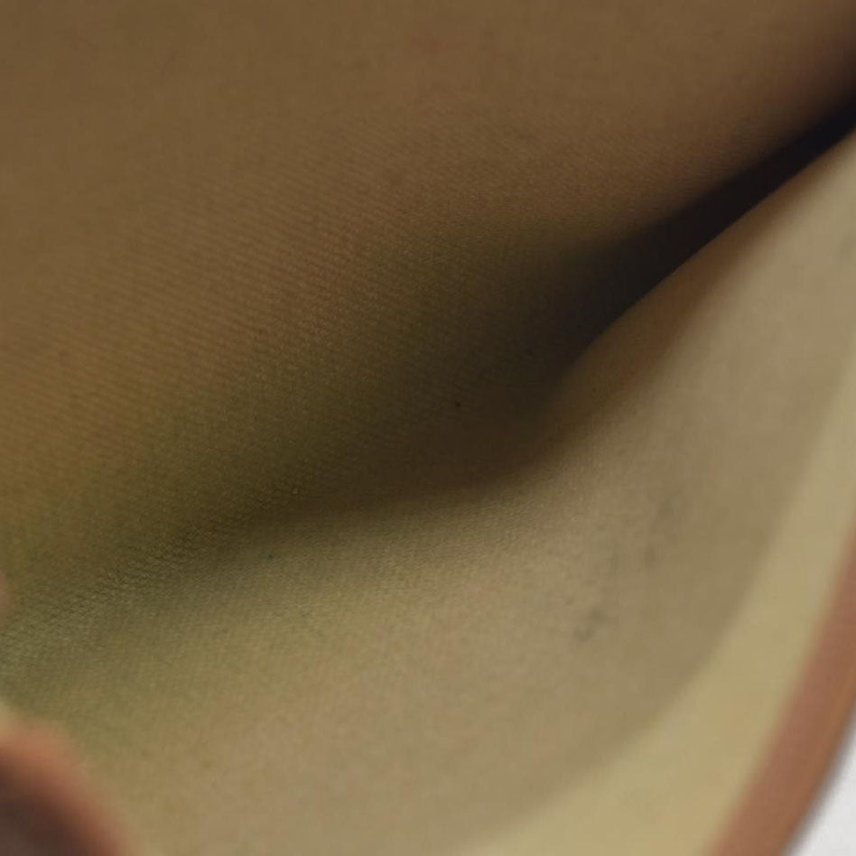 MCM Visetos Liz Shopper Tote Pouch Cognac Small