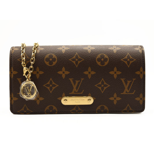 LOUIS VUITTON Wallet on Chain Lily Monogram Other Style Wallet Monogram Canvas