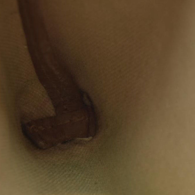 MCM Visetos Liz Shopper Tote Pouch Cognac Small