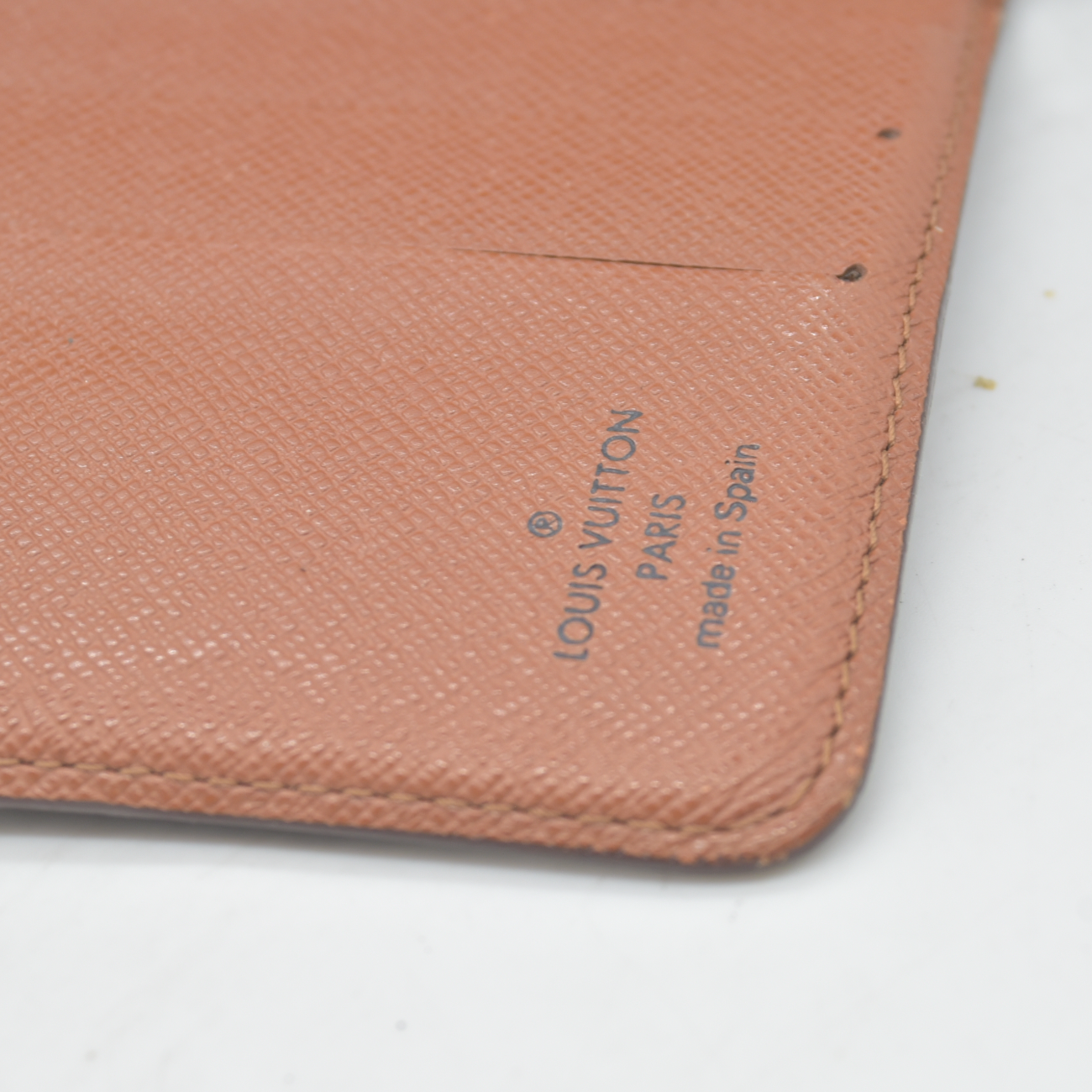 $590 1999 Louis Vuitton Monogram Compact Zippe Zipped Wallet CA0949