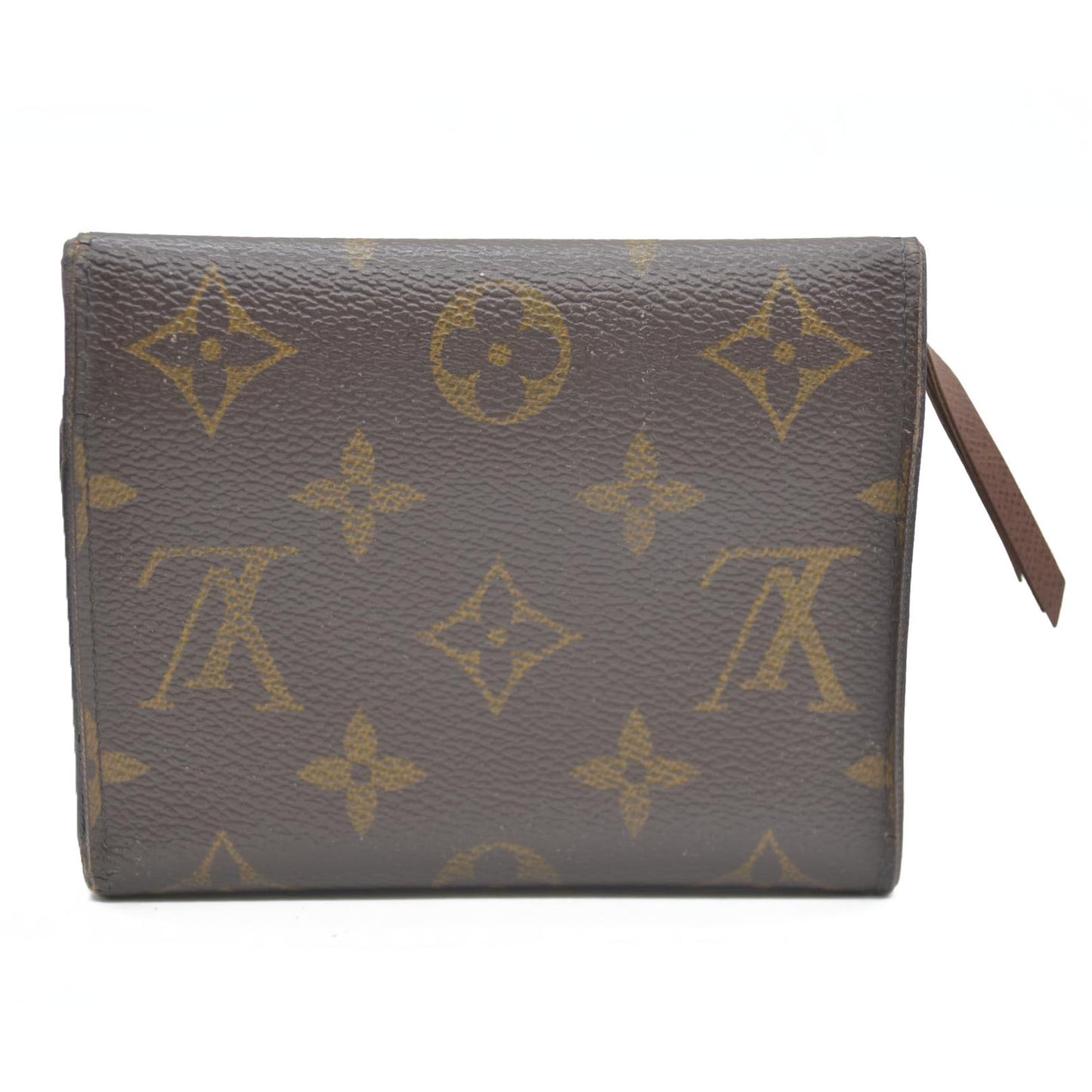 Louis Vuitton Monogram Portefeuille Victorine Trifold Wallet Brown