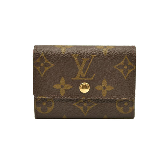 Louis Vuitton  Monogram Porte-Monnaie Plat Coin Purse MI0082