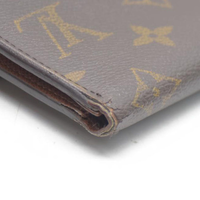 Louis Vuitton Monogram Portefeuille Victorine Trifold Wallet Brown