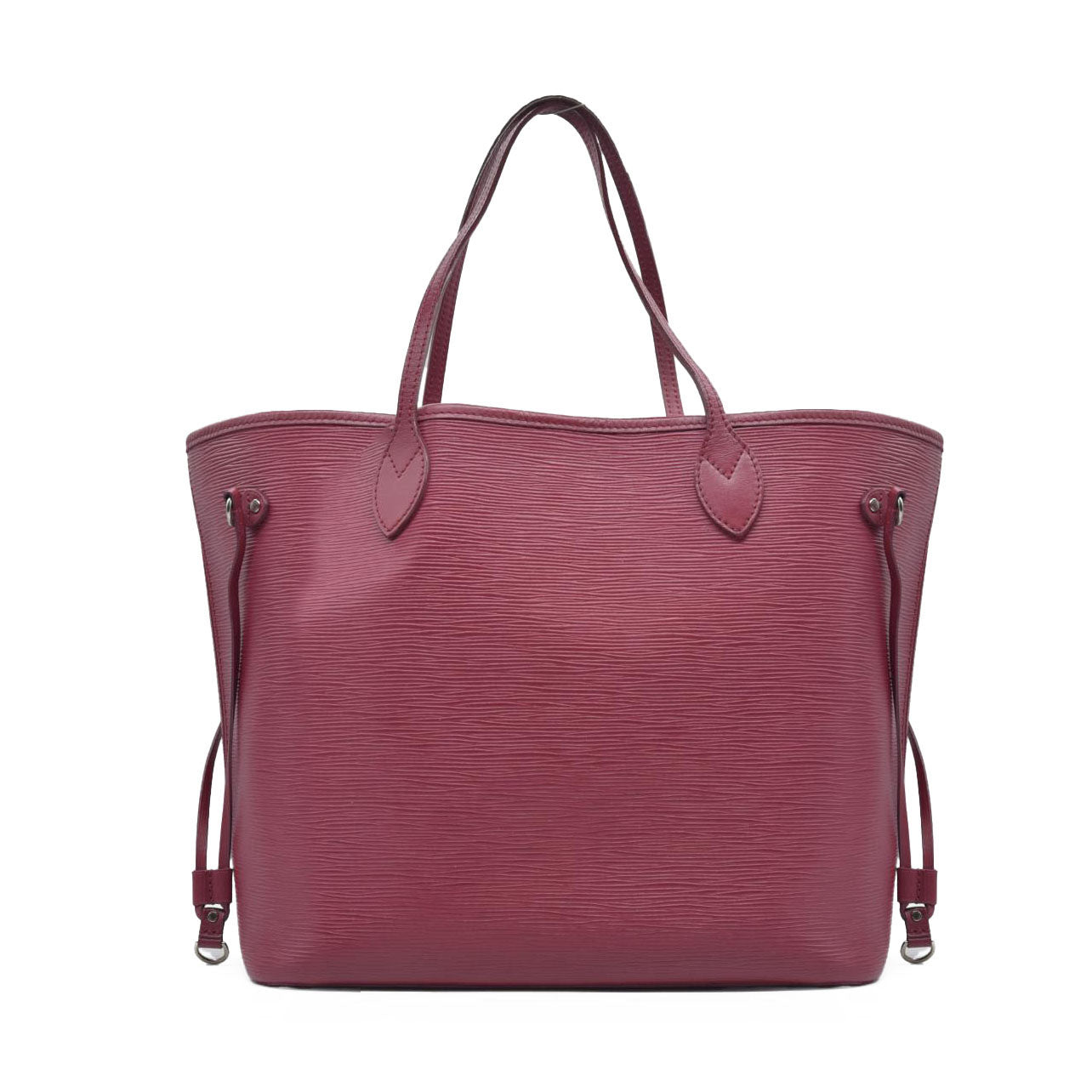 $2500 Louis Vuitton Epi Leather Neverfull MM Fuchsia SR2103