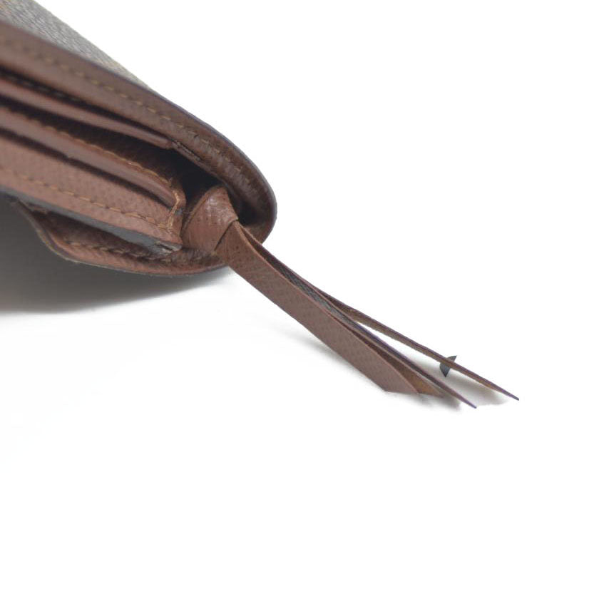 Louis Vuitton Monogram Portefeuille Victorine Trifold Wallet Brown