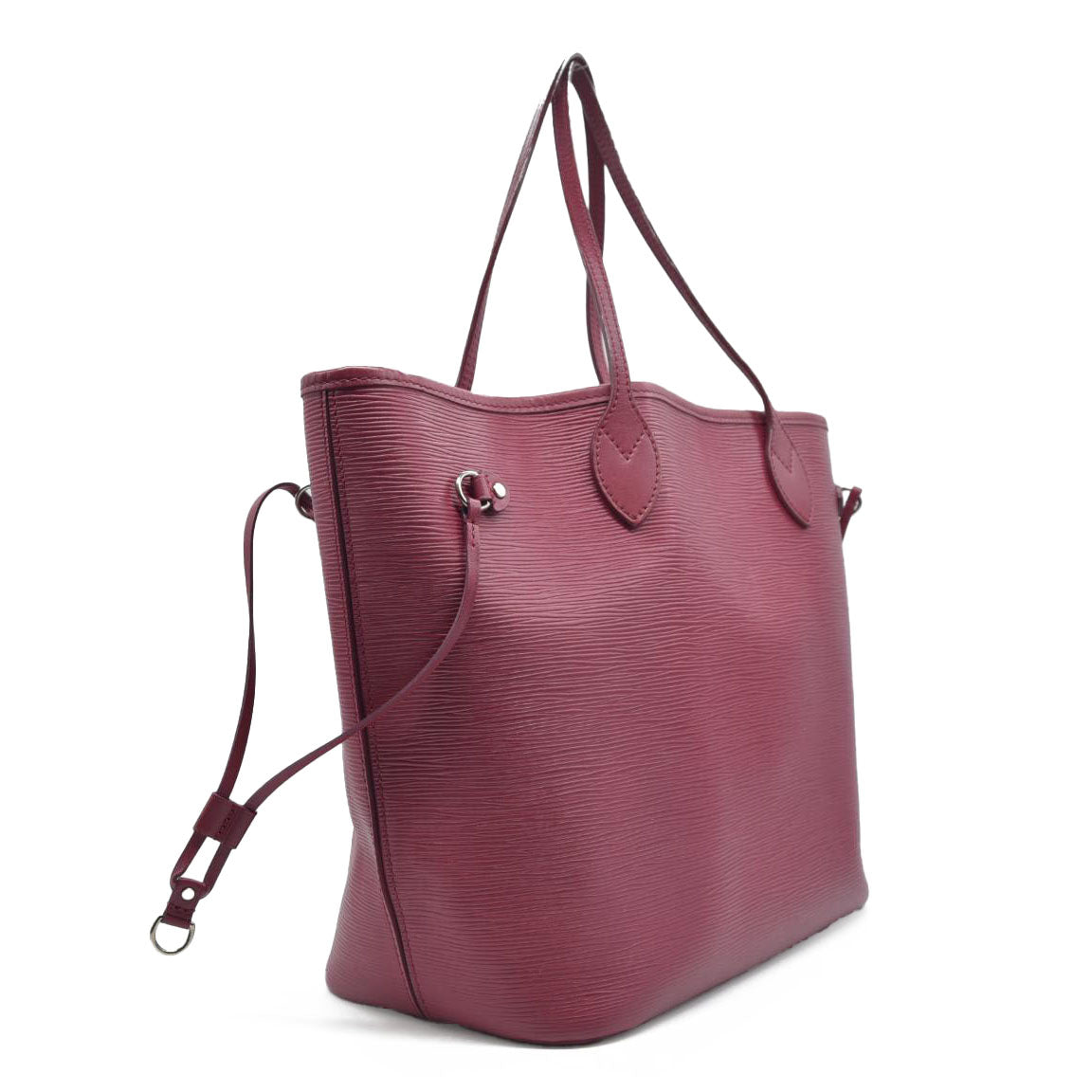 $2500 Louis Vuitton Epi Leather Neverfull MM Fuchsia SR2103