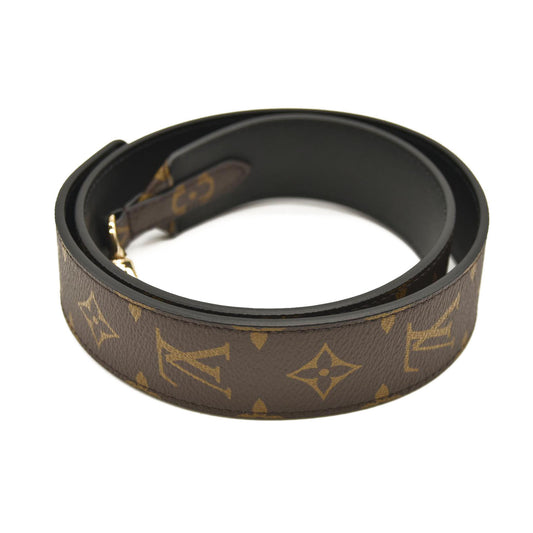 LOUIS VUITTON Monogram Bandouliere Shoulder Strap Black