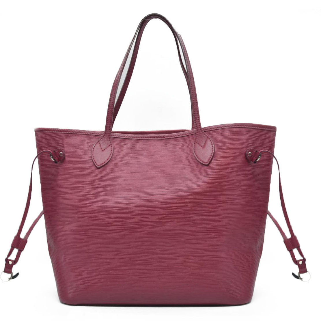 $2500 Louis Vuitton Epi Leather Neverfull MM Fuchsia SR2103