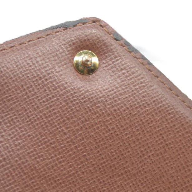 Louis Vuitton Monogram Portefeuille Victorine Trifold Wallet Brown