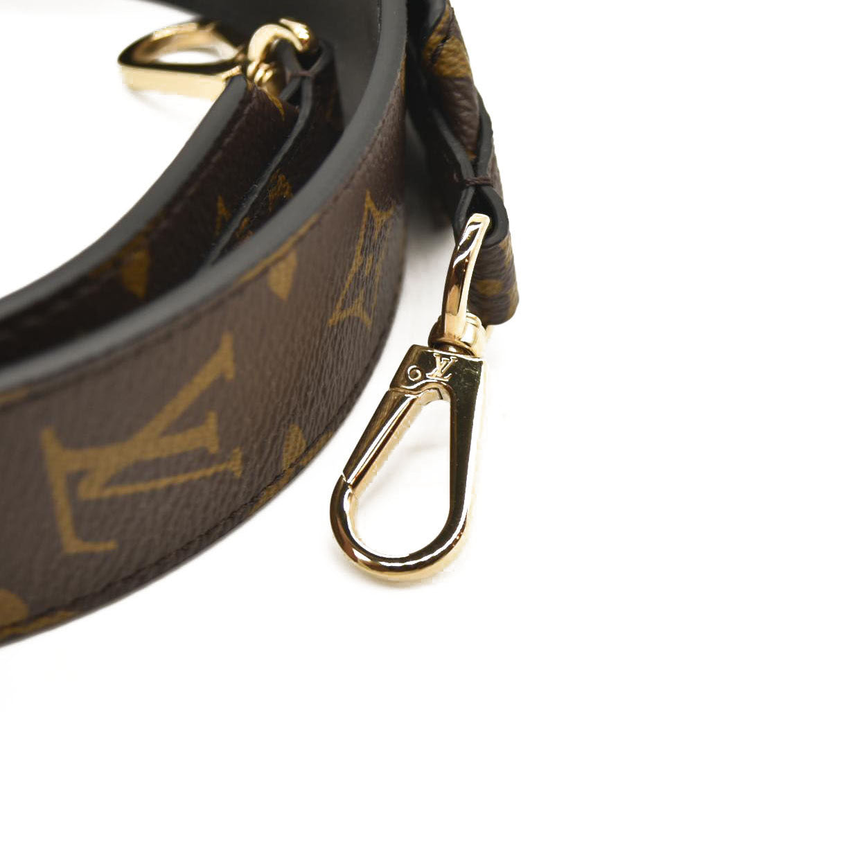 LOUIS VUITTON Monogram Bandouliere Shoulder Strap Black