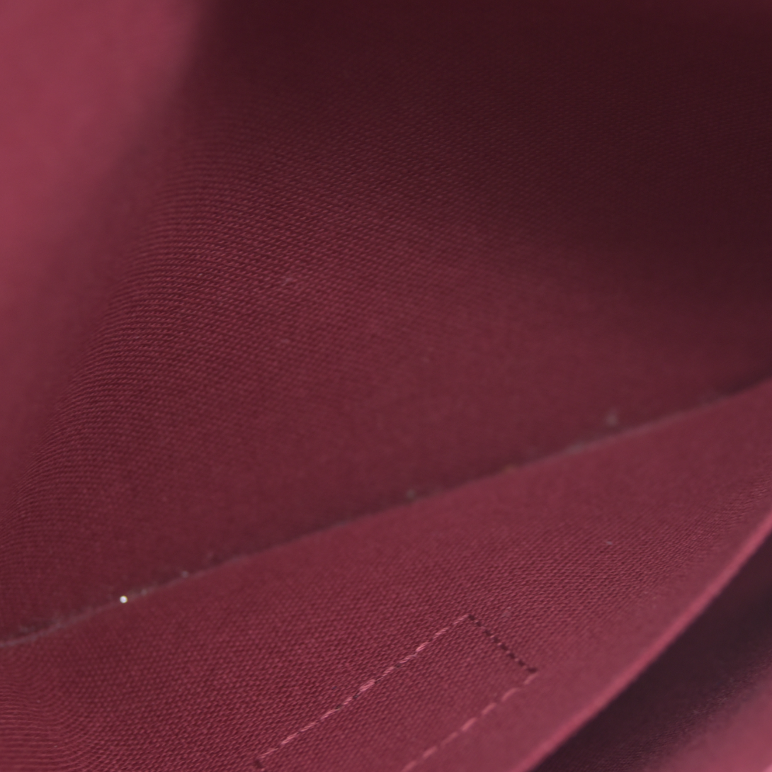 $1620 AUCTION Louis Vuitton  Monogram Pochette Felicie Chain Wallet Fuchsia MI4166