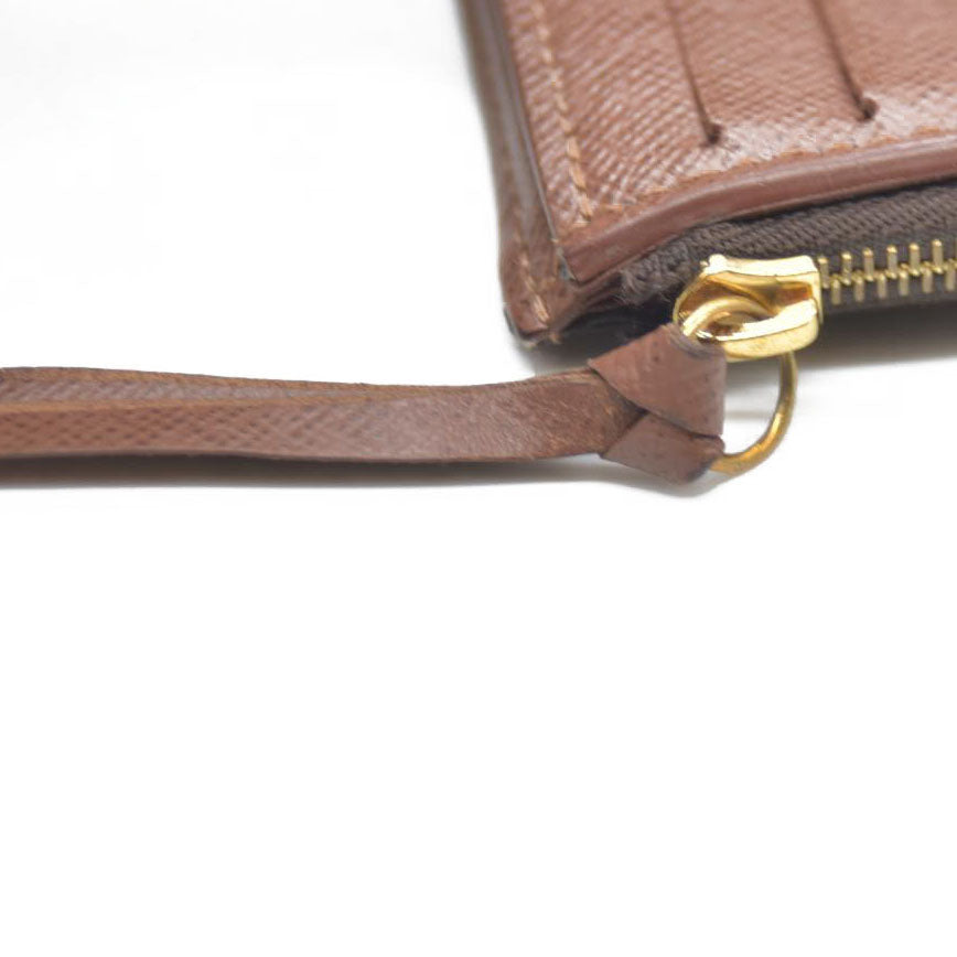 Louis Vuitton Monogram Portefeuille Victorine Trifold Wallet Brown