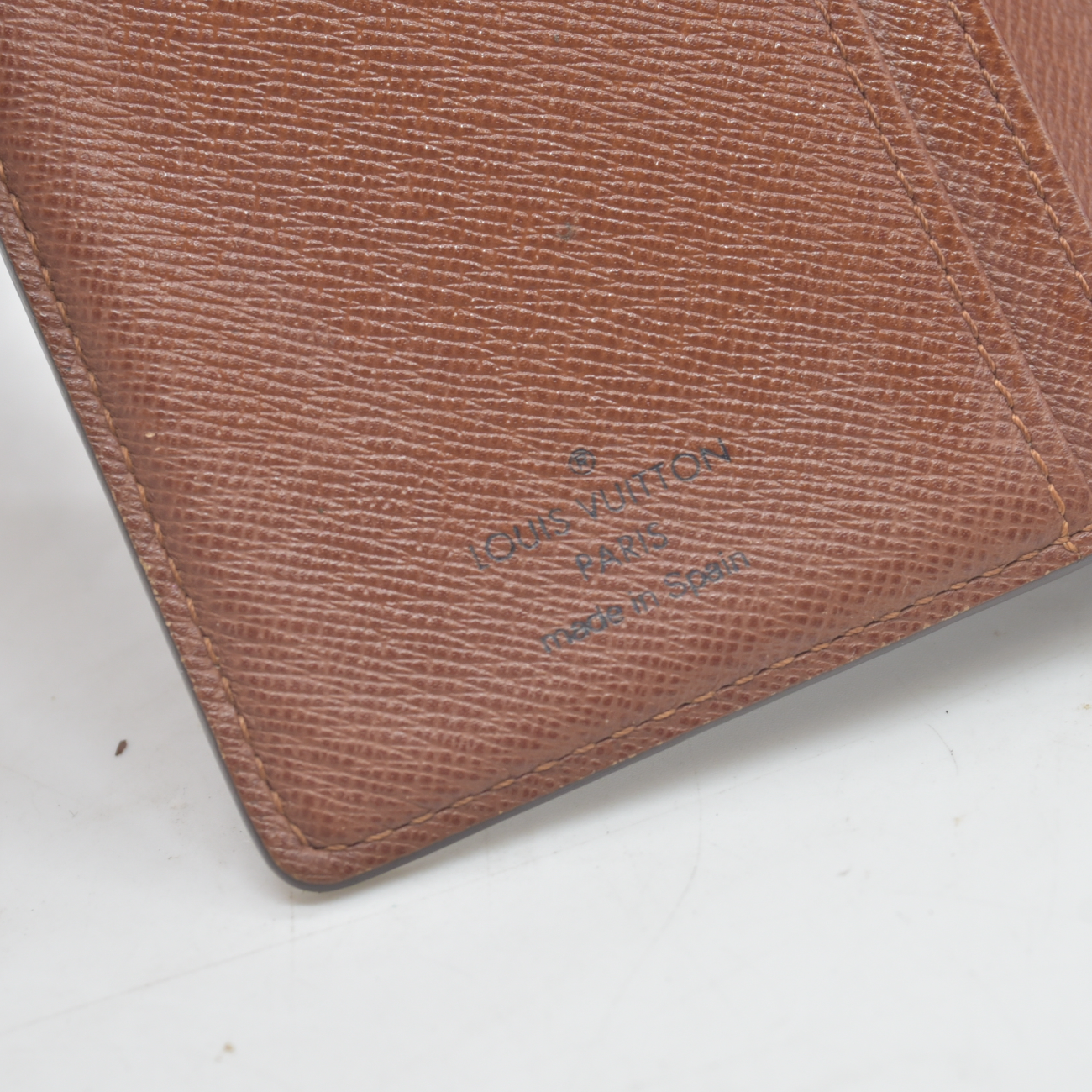 $750 2003 Louis Vuitton Monogram French Purse Wallet CA0093