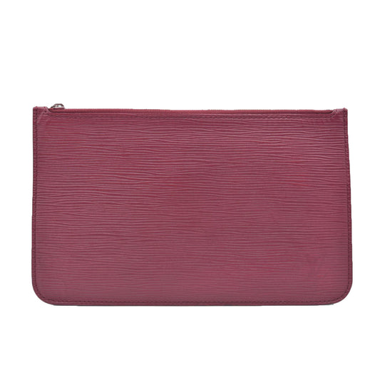 Louis Vuitton Epi Leather Neverfull MM Pochette Fuchsia SR2103