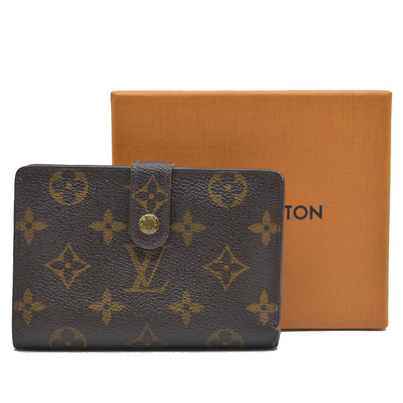 AUCTION $750 Louis Vuitton  Monogram French Purse Wallet