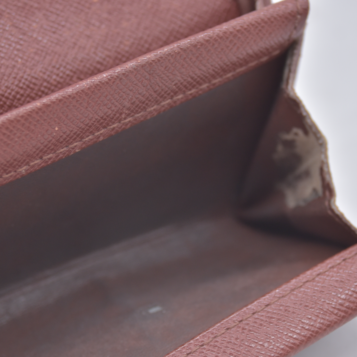 $440 2000 Louis Vuitton Porte Monnaie Coin Purse Wallet MI1010