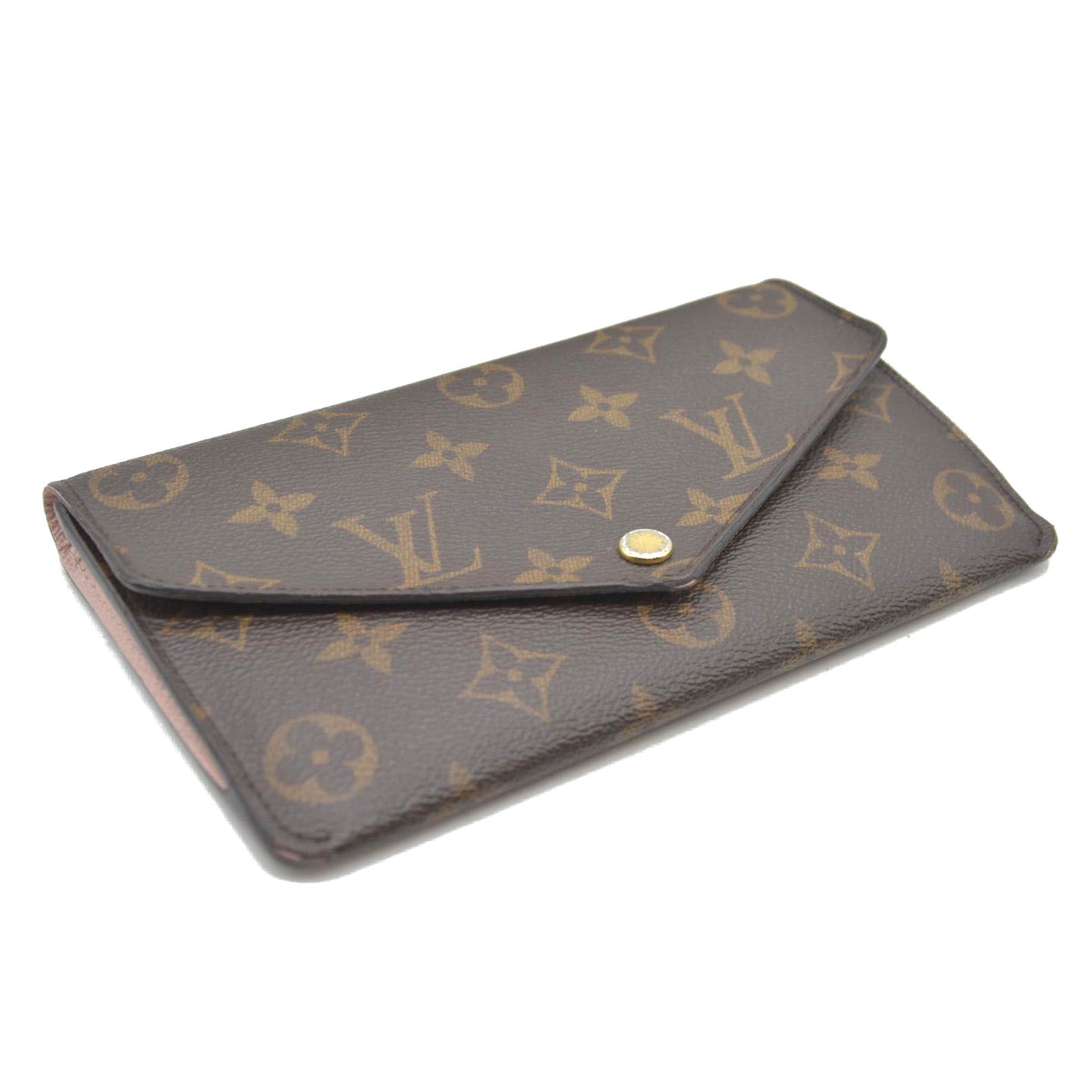 Louis Vuitton  Monogram Jeanne Wallet Rose Ballerine