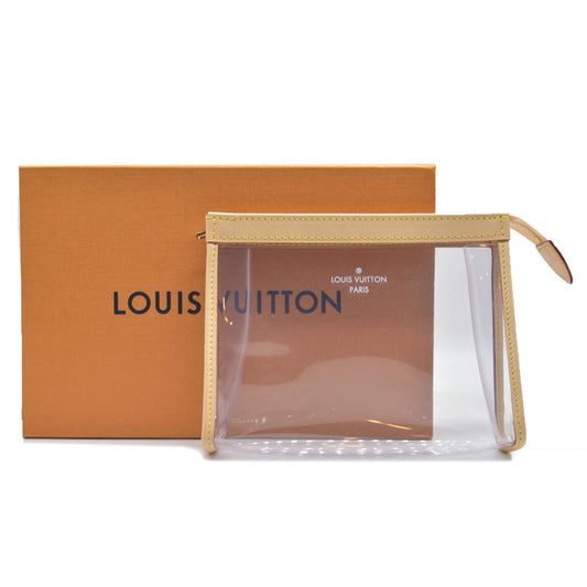 $1320 Louis Vuitton Medium Toilette Toiletry Pouch 19 Translucent