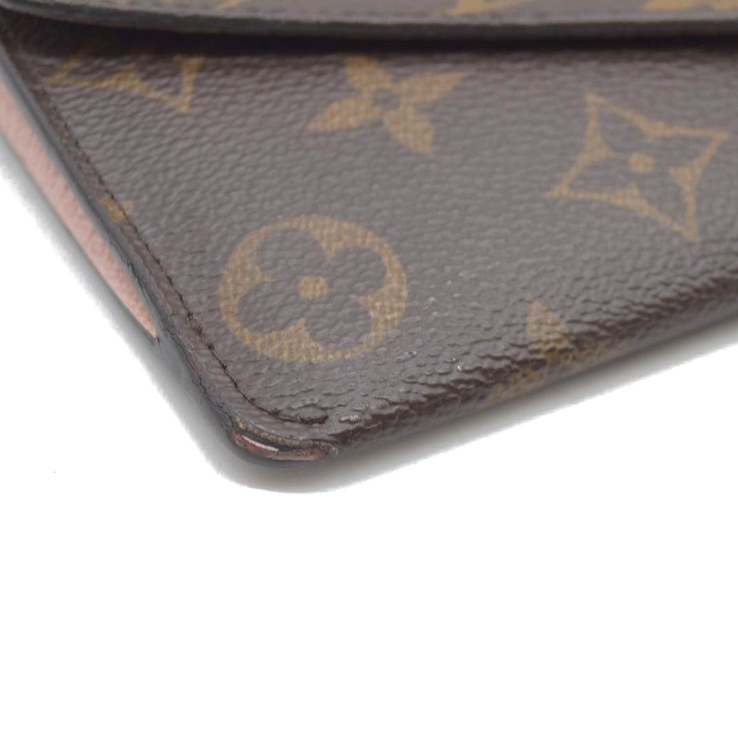 Louis Vuitton  Monogram Jeanne Wallet Rose Ballerine