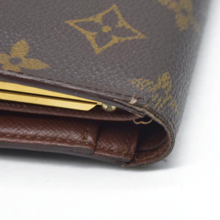 AUCTION $750 Louis Vuitton  Monogram French Purse Wallet