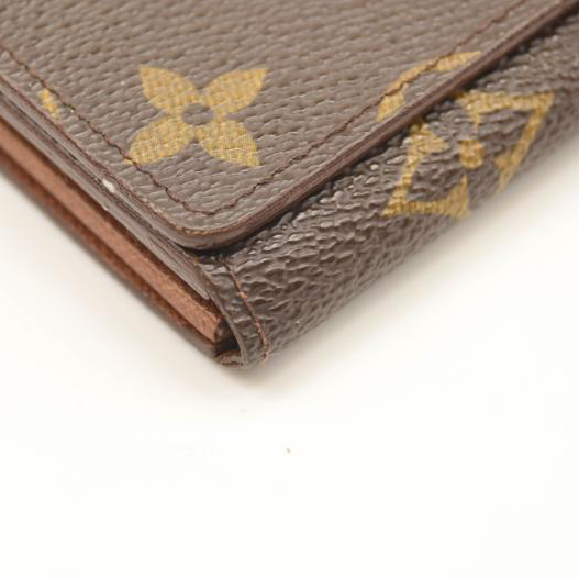 Louis Vuitton Monogram Porte-Monnaie Tresor Wallet 0916