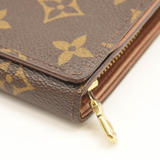 Louis Vuitton Monogram Porte-Monnaie Tresor Wallet 0916