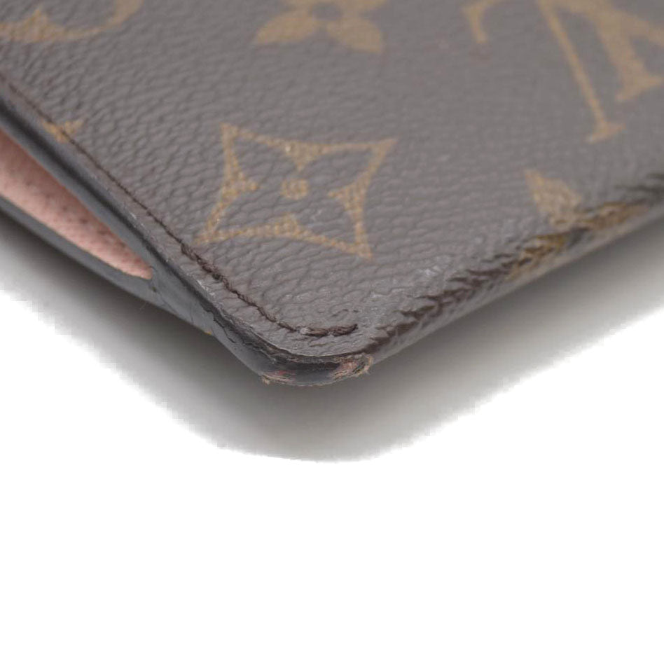 Louis Vuitton  Monogram Jeanne Wallet Rose Ballerine