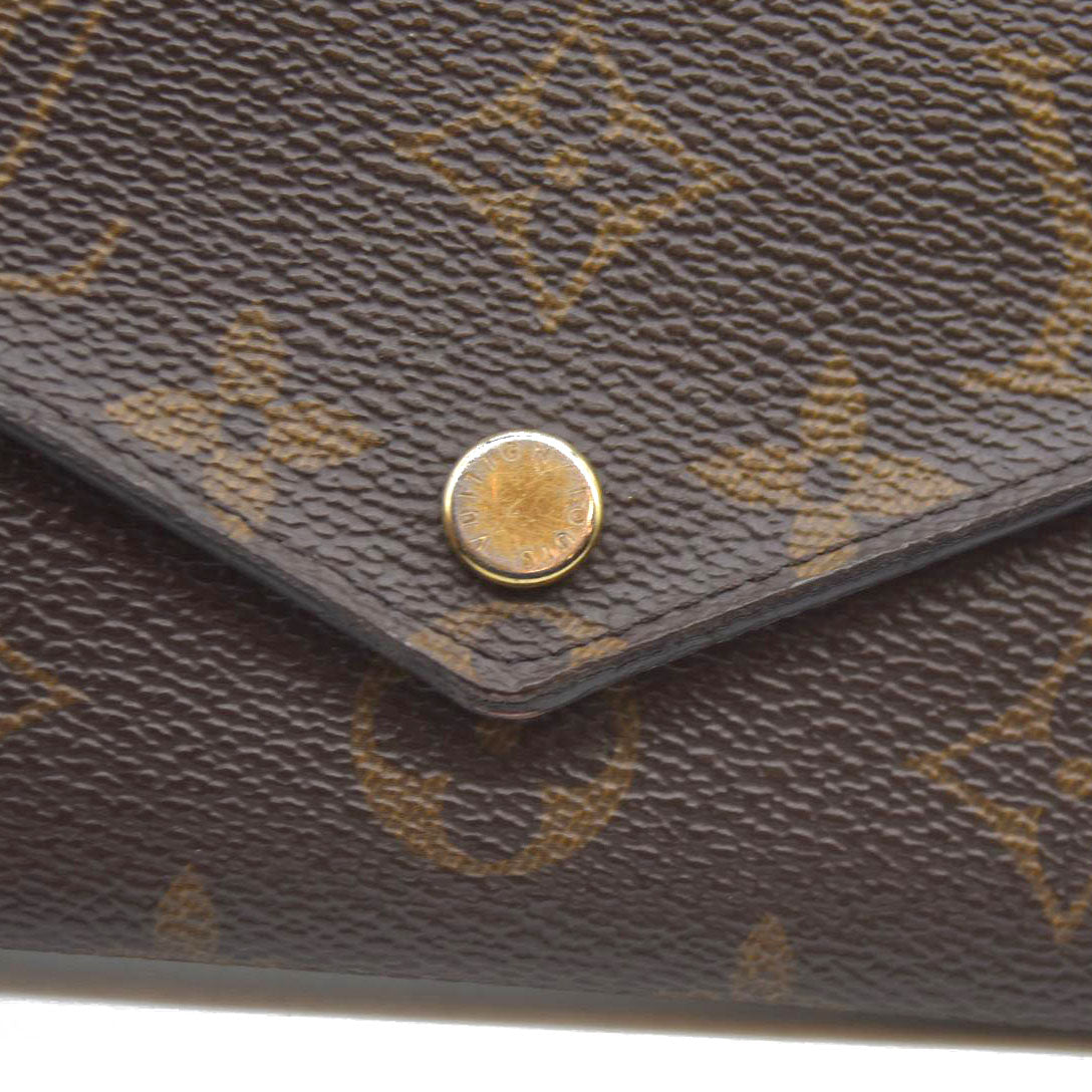 Louis Vuitton  Monogram Jeanne Wallet Rose Ballerine
