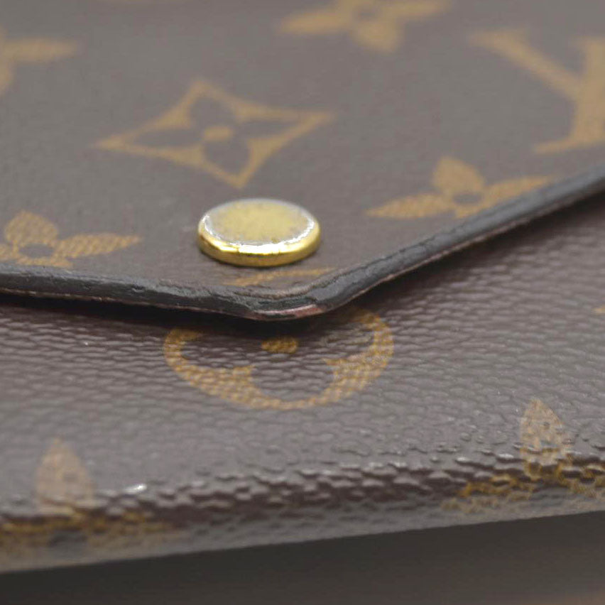 Louis Vuitton  Monogram Jeanne Wallet Rose Ballerine