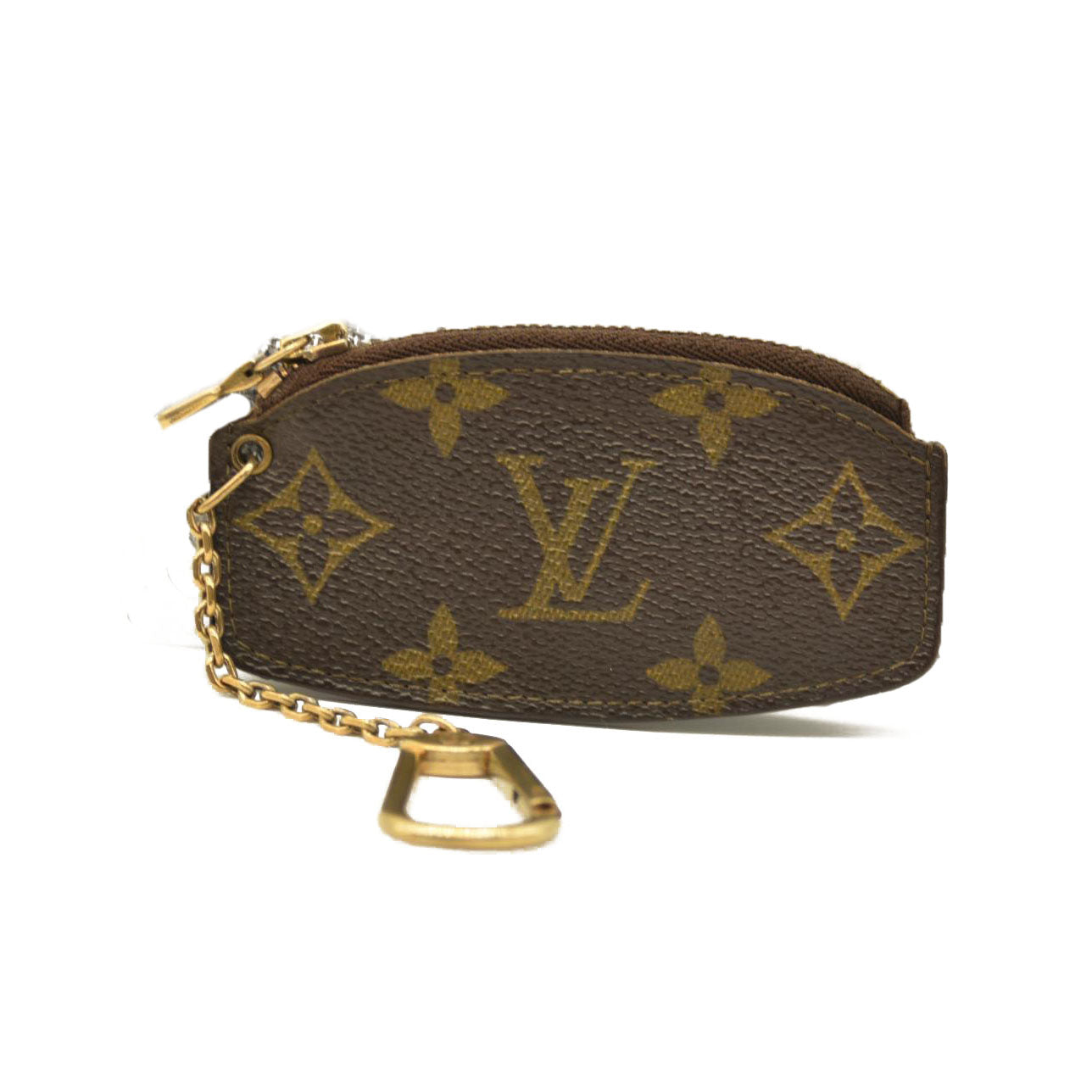 Louis Vuitton Monogram Etui Crepier Coin Purse Wallet Brown 8092AN